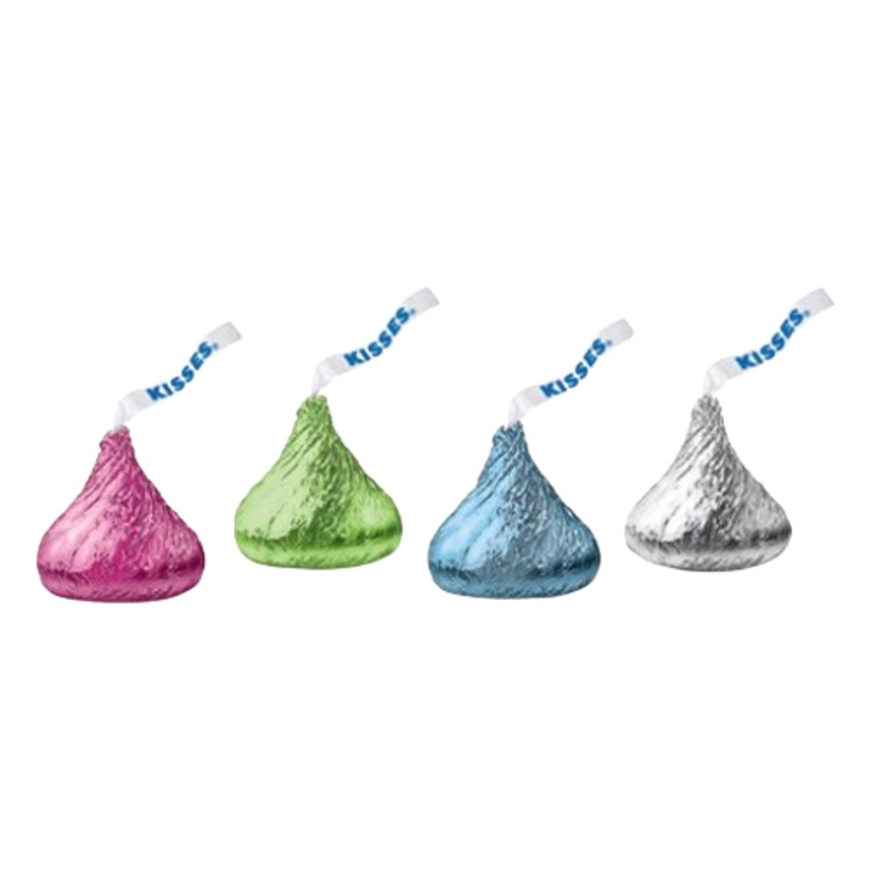 Hershey's Kisses Milk Chocolate Pastel Colors