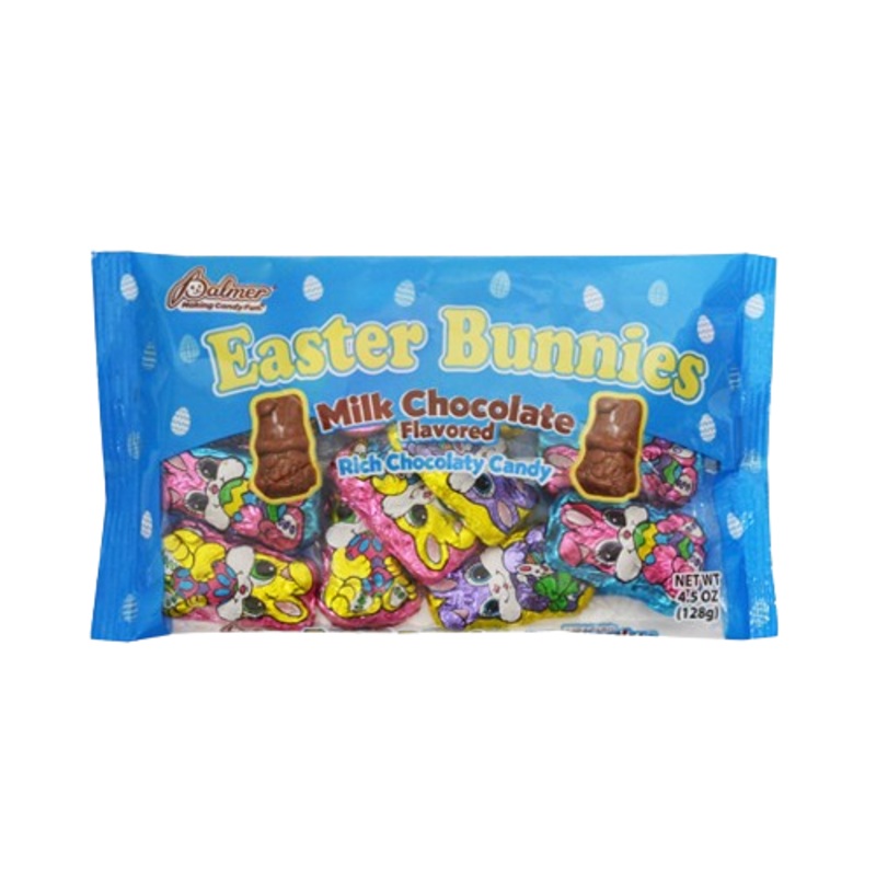 Palmer Milk Chocolate Foil Wrapped Bunnies 4.5 oz. Bag