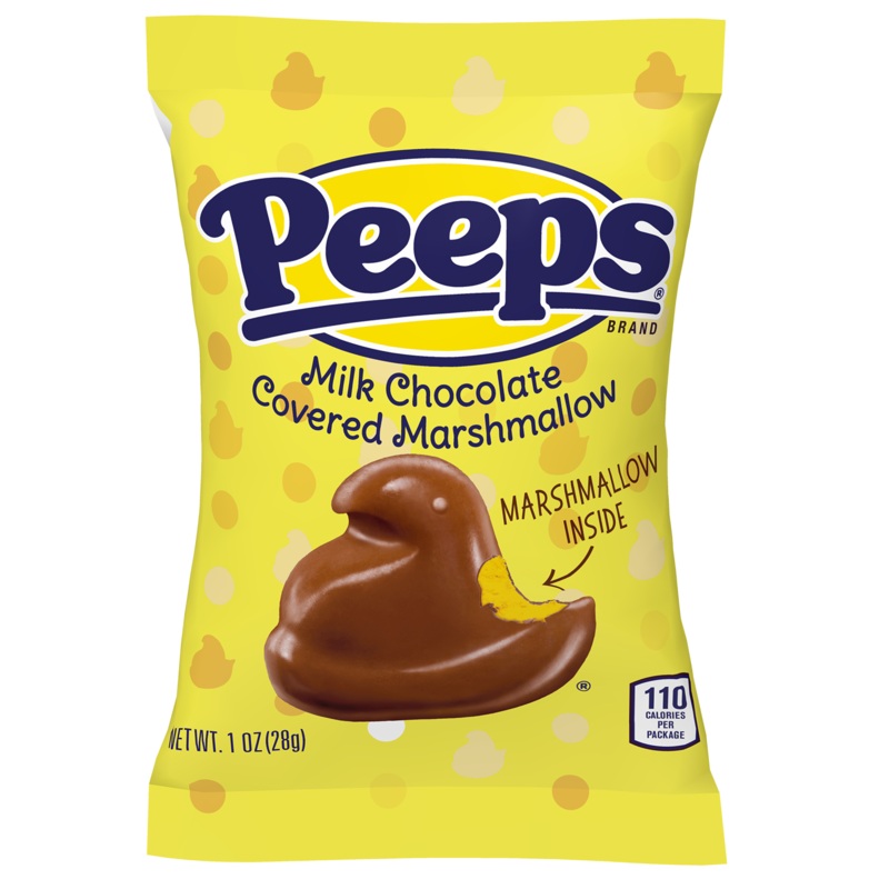 Peeps Milk Chocolate Covered Marshmallow Chick 1 oz.