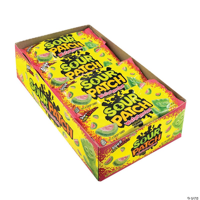 Sour Patch Kids Watermelon Full Size, 2 oz, 24 Count