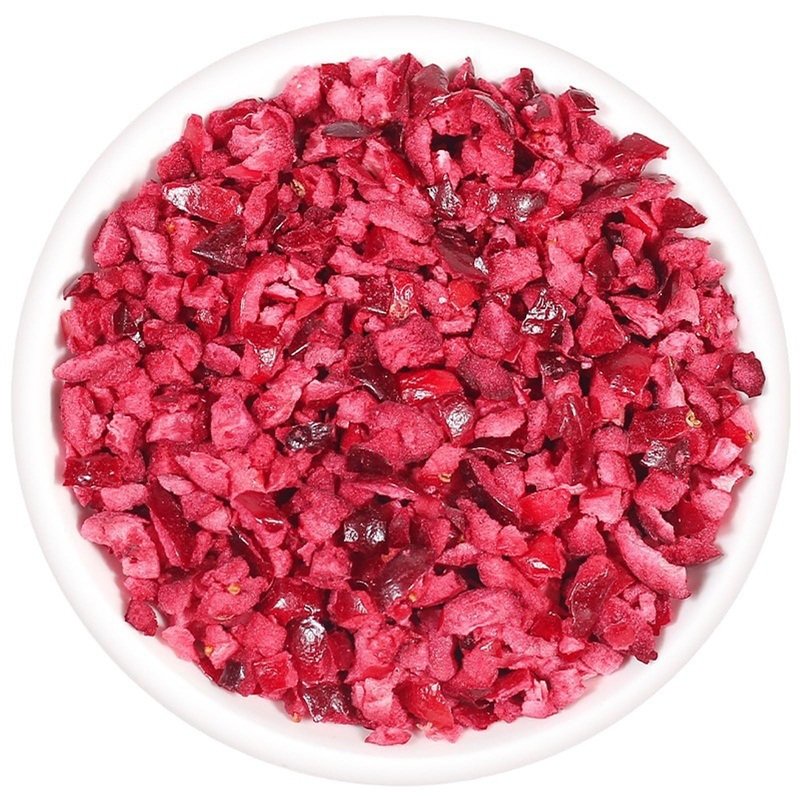 Diced Cranberries 1.76Ozfreeze-Dried Cranberries Crushed Cranberries Dried Baked Pastry Ingredients Snack50G