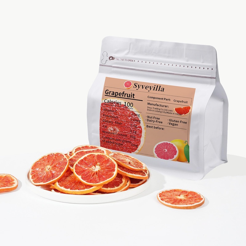 Dried Grapefruit Slices, Dehydrated Grapefruit Slices For Cocktails Decoration/Fruit Tea/Baking/Garland/Crafts,100% Natural No A