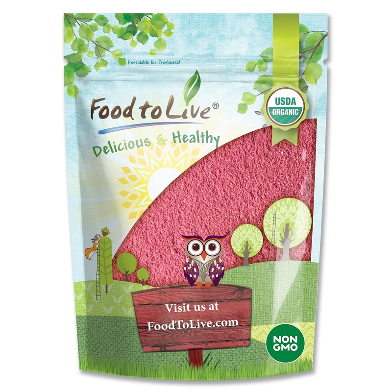 Food To Live Organic Cranberry Powder, 2 Pounds - Non-Gmo, Unsulfured, Raw, Dried Fruit, Vegan, Bulk, Great For Juices, Smoothie