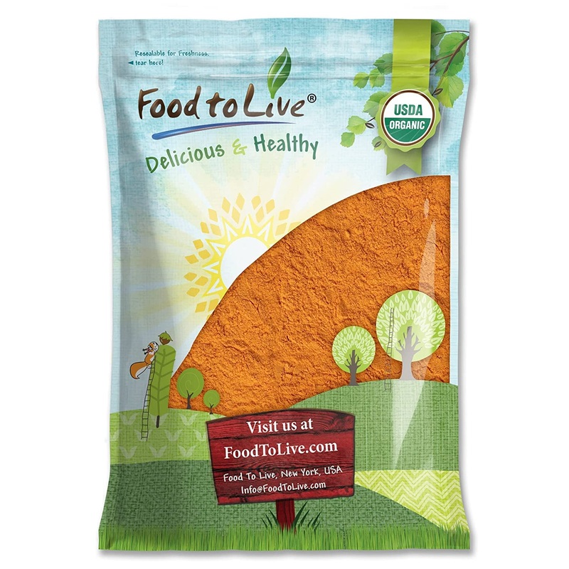 Food To Live Organic Goji Berry Powder, 6 Pounds - Non-Gmo, Kosher, Raw, Vegan, Bulk, Contains Maltodextrin
