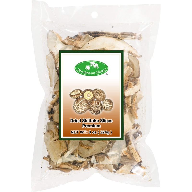 Mushroom House Dried Shiitake Mushroom Slices, 8 Oz