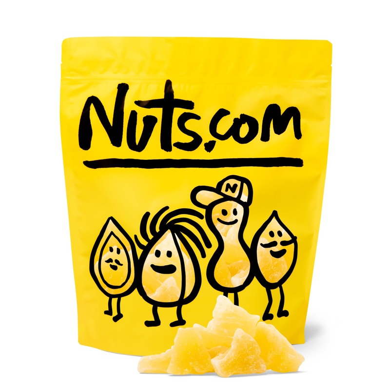 Nuts.Com - Dried Pineapple Chunks - Sweet & Tart Treat For Adults & Kids, Good Source Of Bromelain - Vegan, Gluten-Free & Kosher