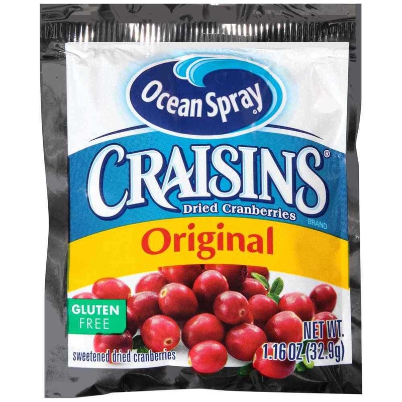 Ocean Spray Original Craisins Dried Cranberries, 1. 16 Ounce -- 200 Per Case.
