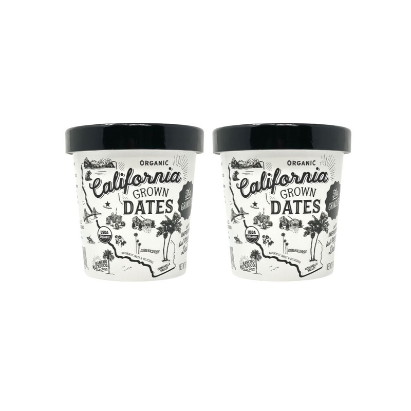 Rancho Meladuco Dates - The ''Grinders'' Imperfect Organic Medjool Dates | One 9 Oz. Cup | 2 Pack