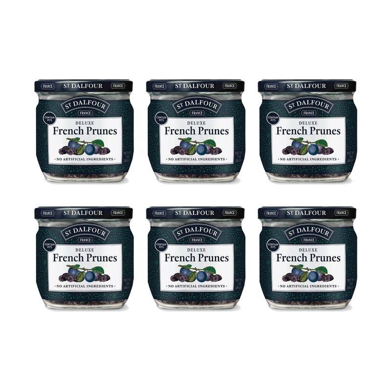 St. Dalfour Deluxe French Prunes - 7Oz - All Natural, No Sulfites, Preservatives Or Artificial Ingredients - Made In France - Pa