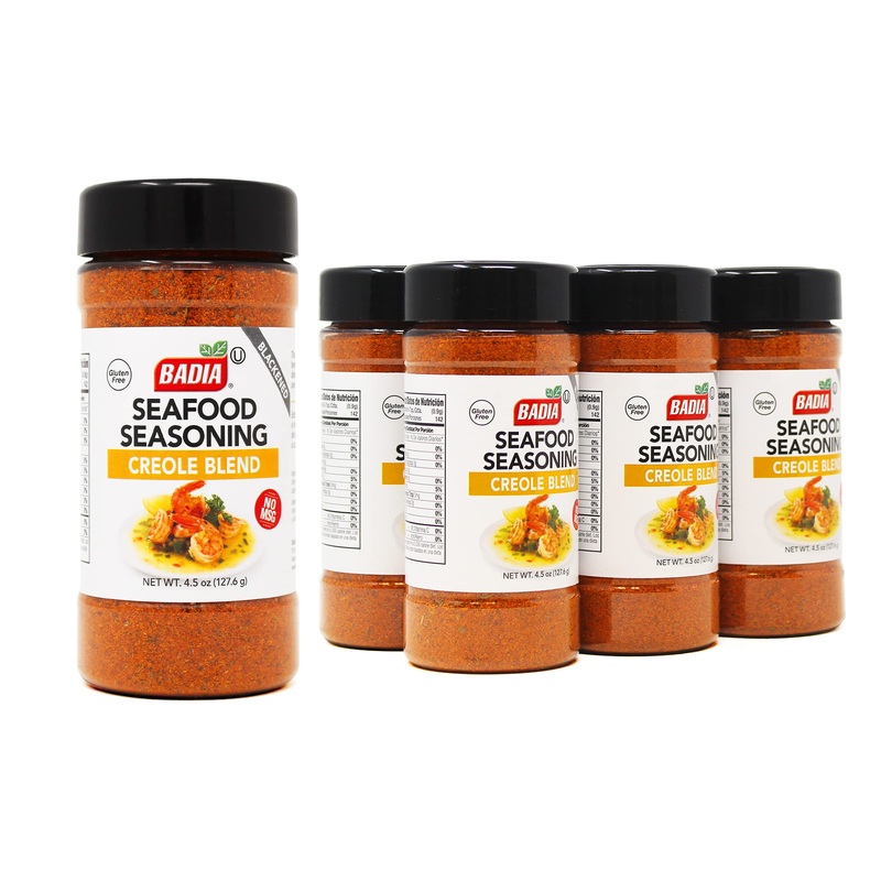 Badia Seafood Seasoning Creole Blend, 4.5 Ounce (Pack Of 6)