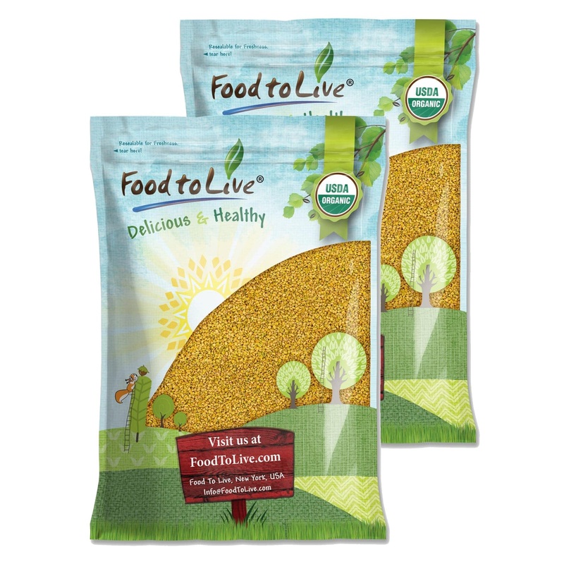 Food To Live - Organic Fenugreek Seeds, 20 Pounds - Non-Gmo, Raw, Whole Methi, Kosher, Vegan, Bulk, Rich In Iron, Copper And Fib