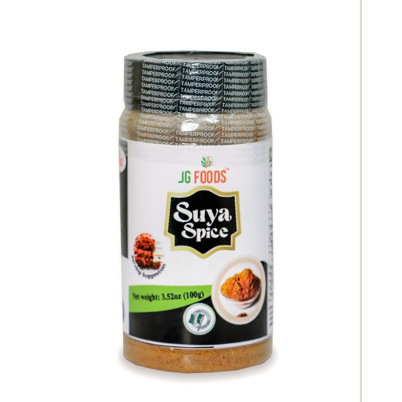 Jg Foods Suya Spice, African Seasoning Blend, 3.52 Oz, 100G