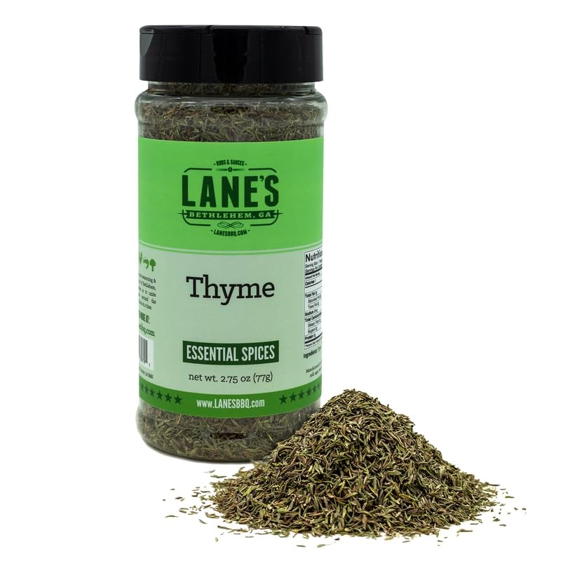 Lane'S Fresh Thyme Seasoning, All-Natural Dried Thyme Spice Seasoning, A Dried Thyme Leaves Seasoning For Veggies & Soup, Made I