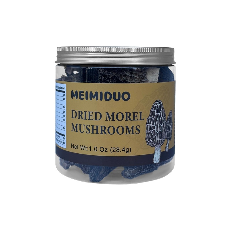 Meimiduo 1 Oz 28.35G Grade Aaa Dried Morel Mushrooms (Morchella Conica) For Cooking, Ketone Friendly, Gluten-Free, Fat-Free, Sug