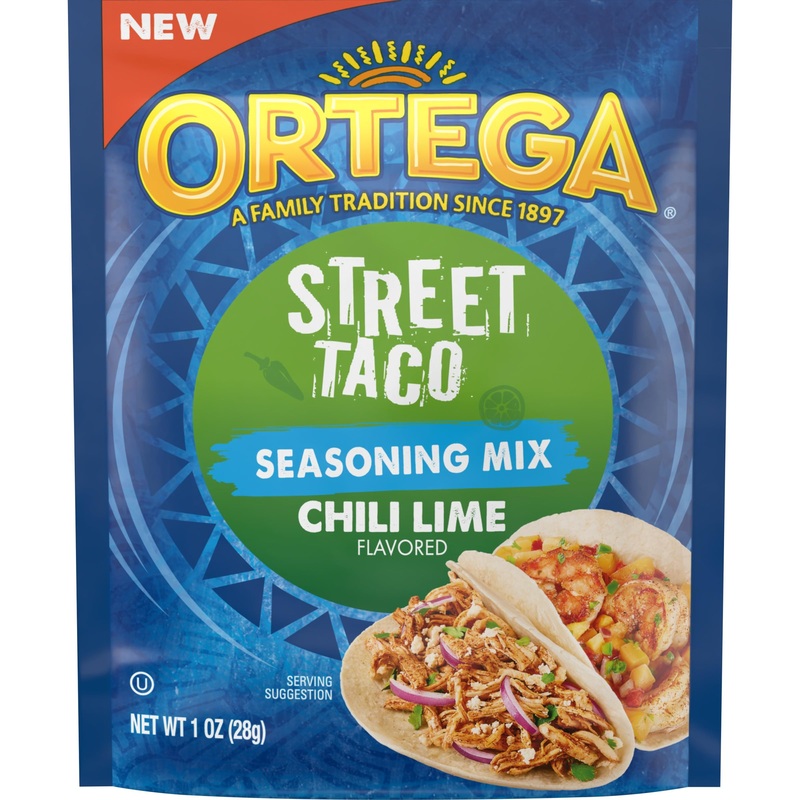 Ortega Street Taco Seasoning Mix, Chili Lime, 1 Ounce