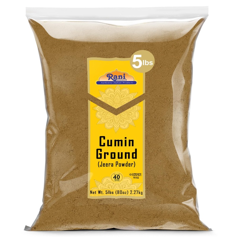 Rani Cumin (Jeera) Powder Spice 80Oz (5Lbs) 2.27Kg Bulk ~ All Natural | Vegan | Gluten Friendly | Non-Gmo | Kosher | Indian Orig