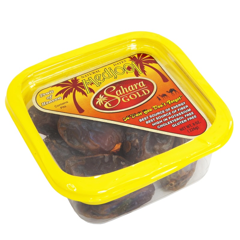Sahara Gold Premium Medjool Dates - 08 Oz (227 G), Vegan, Gluten-Free, Paleo, No Sugar Added Great Gift For Friends & Family, Sw