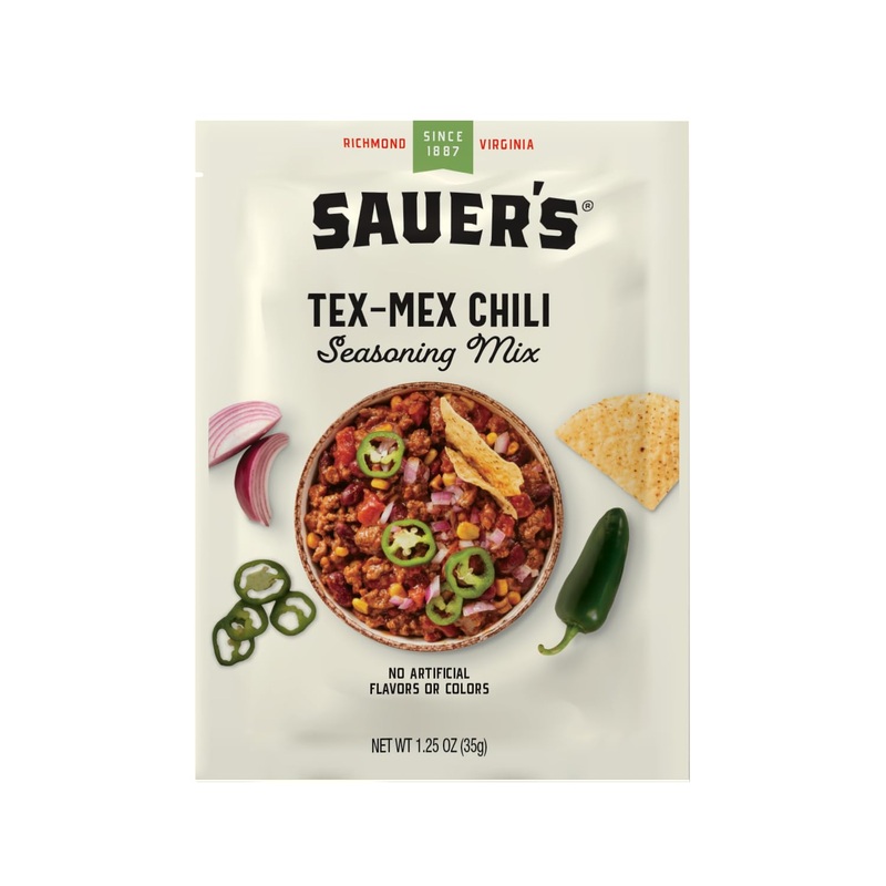 Sauer'S Chili Seasoning Tex Mex, 1.25 Ounce (Pack Of 1)