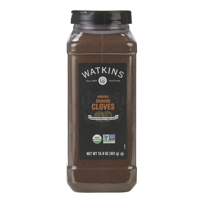 Watkins Gourmet Spice, Organic Ground Cloves, Bulk Food Service Size, 15.9 Oz (Pack Of 1)