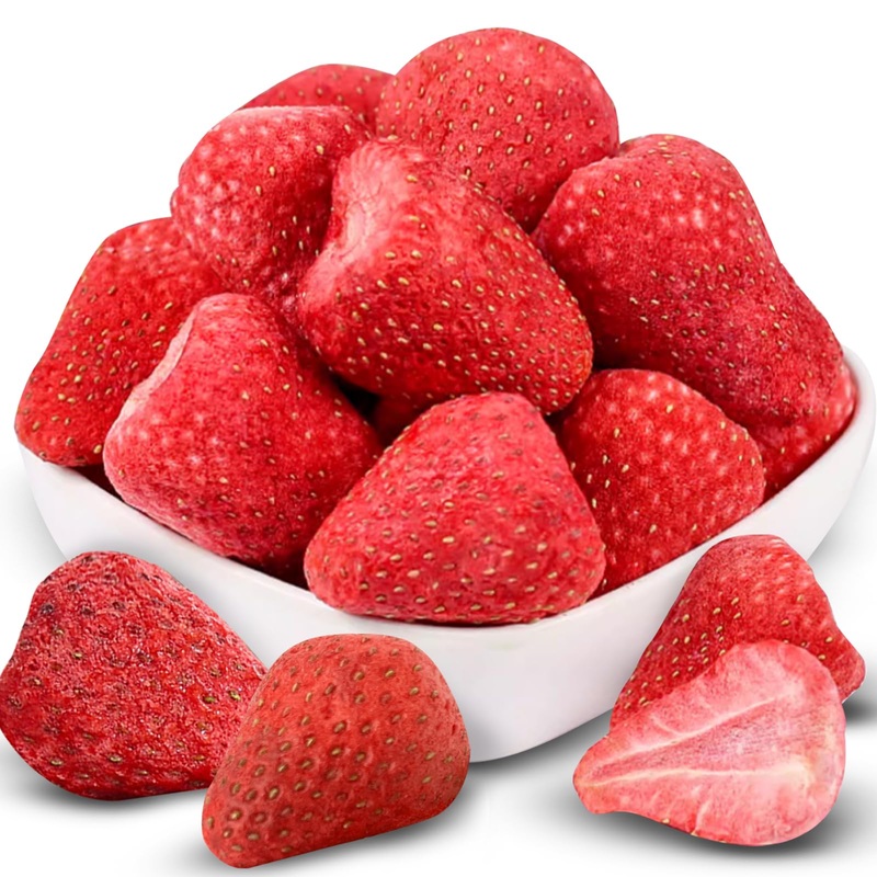 Whole Freeze-Dried Strawberries - 6.7 Oz / 190G | Single-Ingredient | Select Harvest Freeze-Dried Fruit In Bulk | No Sugar Added