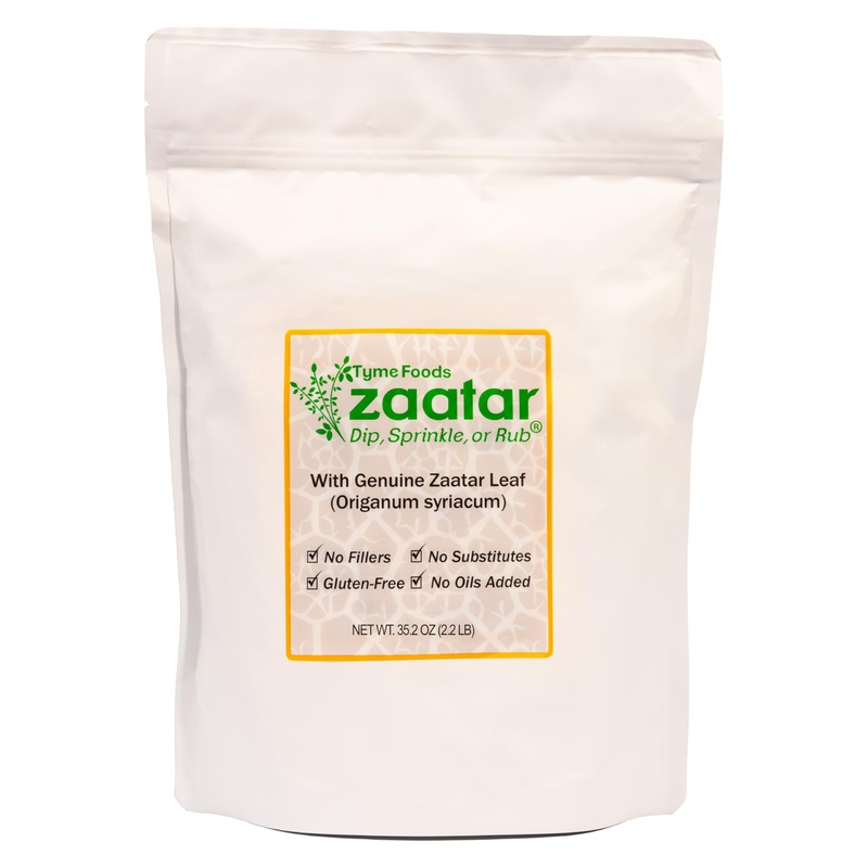 Zaatar Bulk & Share Size By Tyme Foods (2.2 Lb/ 1 Kg) - Organic, Filler-Free, Gluten-Free Zaatar Spice Blend