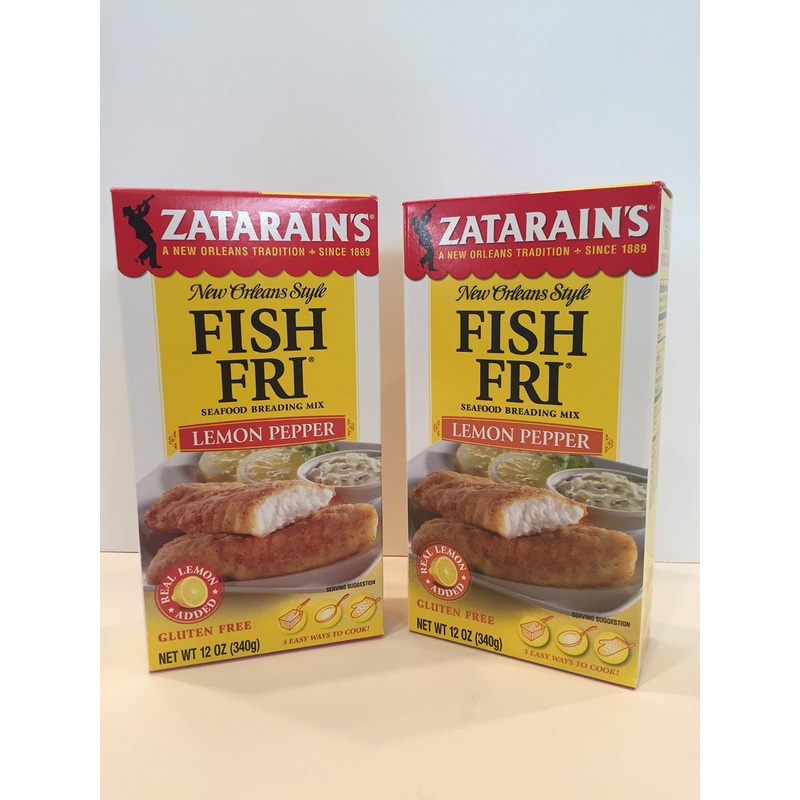 Zatarain'S Lemon Pepper Fish Fri, 12 Oz