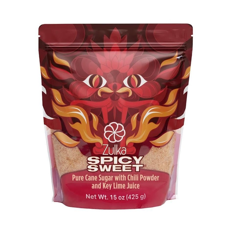 Zulka Spicy Sweet, Pure Cane Sugar With Chili Powder And Key Lime Juice, 15Oz