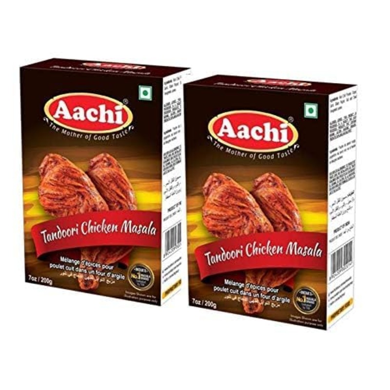 Aachi Tandoori Chicken Masala 200 Gms -Twin Pack- Pack Of 2 (200 Gms X 2)
