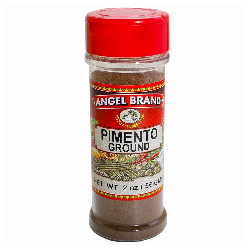 Angel Brand Allspice Pimento Seed Ground 2 Oz Bottle - Premium Ground Spice For Cooking, Baking, And Seasoning - Rich Flavor For
