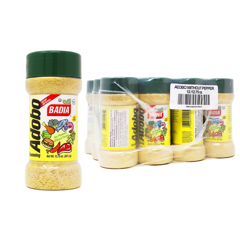 Badia Adobo Without Pepper, 12.75 Ounce (Pack Of 12)