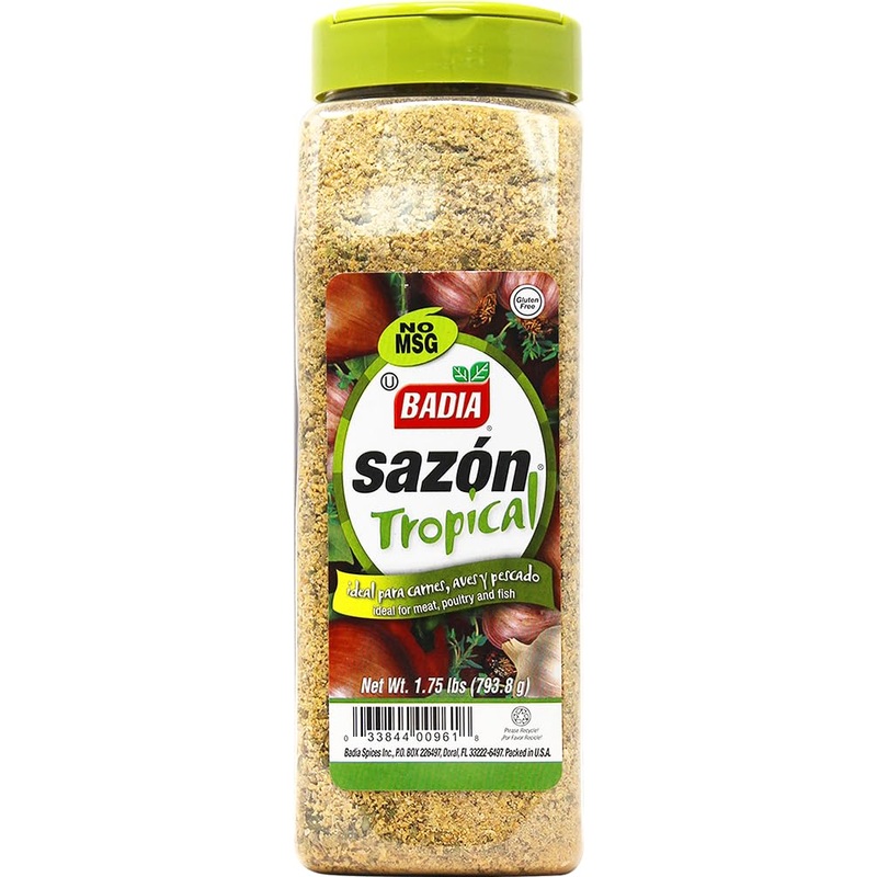 Badia Sazon Tropical, 1.75 Lbs - Zesty Blend For Meats, Poultry, Seafood