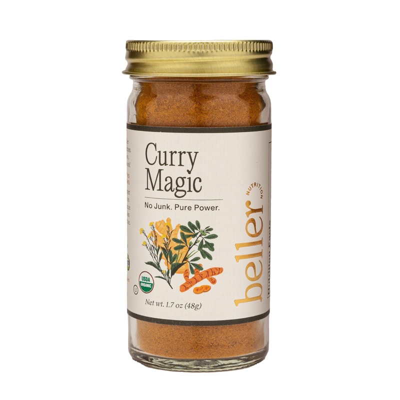 Curry Magic | 1.7 Oz | Organic Spice Blend Seasoning | Rachel Beller Nutrition Power Spicing