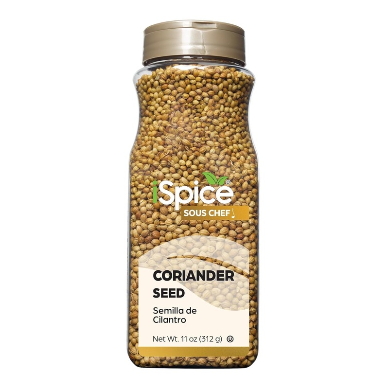 Ispice Premium Coriander Seed |100% Natural, Coriander Is Gluten Free And Non-Gmo Spice |Essential Kitchen Herbs (11 Oz)