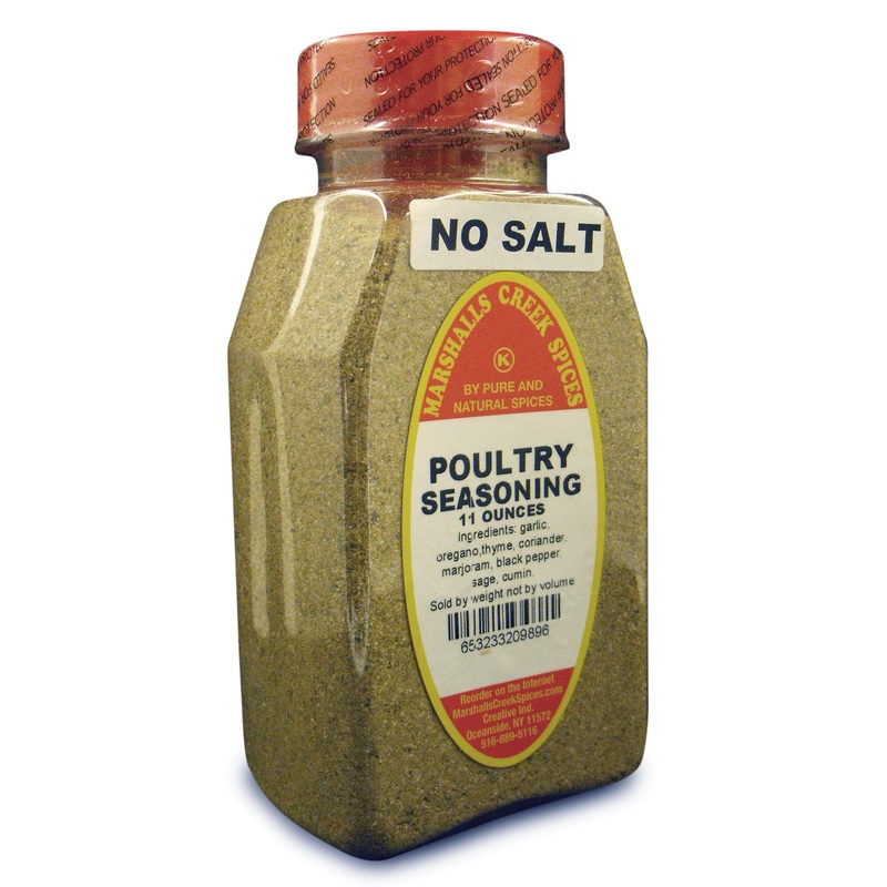 Marshalls Creek Spices Poultry New Size Seasoning, No Salt, 11 Ounce