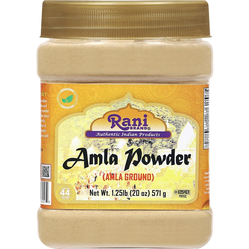 Rani Amla Powder (Indian Gooseberry) 20Oz (1.25Lbs) 571G Pet Jar ~ All Natural | No Color | Gluten Friendly | Vegan | Non-Gmo |