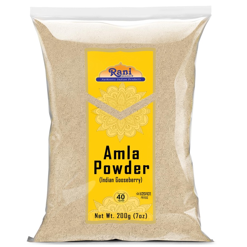 Rani Amla Powder (Indian Gooseberry) 7Oz (200G) ~ All Natural | No Color | Gluten Friendly | Vegan | Non-Gmo | Kosher | No Salt