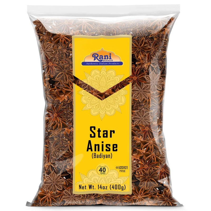 Rani Star Anise Seeds, Whole Pods (Badian Khatai) Spice 14Oz (400G) ~ All Natural | Gluten Friendly | Non-Gmo | Kosher | Vegan |