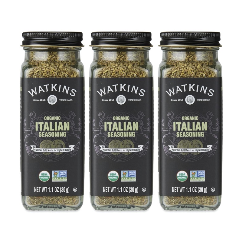 Watkins Organic Italian Seasoning, 1.1 Ounce, 3 Count