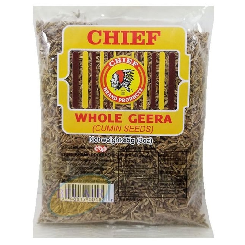 Whole Geera (Cumin Seeds) 3 Oz