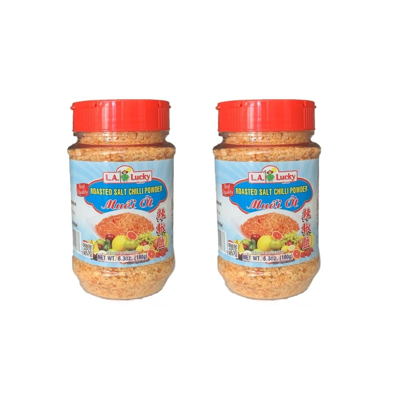 2 Packs - Roasted Salt Chili Powder - Muoi Ot - 6.3 Oz