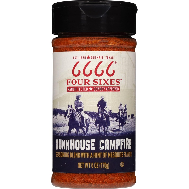 6666 Four Sixes Bunkhouse Campfire Seasoning, 6 Ounce