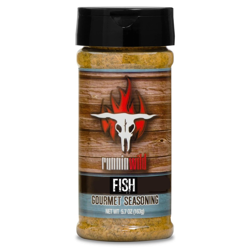 Fish Seasoning | Premium Seafood Seasoning W/Gourmet Spices And Natural Lemon Flavor | Runnin Wild Foods, 5.7 Ounces