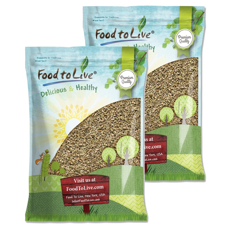 Food To Live - Anise Seeds, 12 Pounds Whole Dried Anise Seeds, Kosher, Vegan, Bulk Aniseed Spice. Used In Baked Goods And Bevera