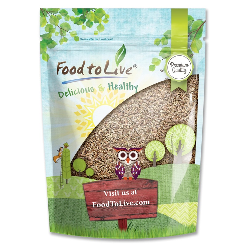 Food To Live - Caraway Seeds, 2 Ounces - Whole Raw Dried Caraway Seeds, Kosher And Vegan, Bulk Savory Spice. Rich In Dietary Fib