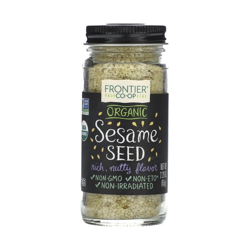 Frontier Organic Hulled Sesame Seed, 2.29 Oz