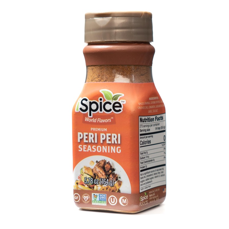 Ispice - Peri Peri Seasoning/Piri Piri Seasoning World Flavor Super Spice Blend | All Natural | Ready To Use As Is | No Preparat