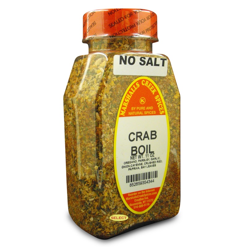 Marshalls Creek Select Spices Crab Boil Seasoning No Salt 11 Oz.
