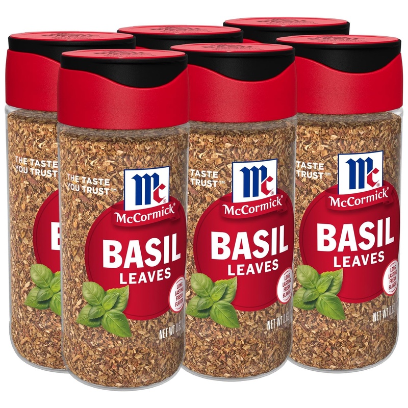 Mccormick Basil Leaves, 0.62 Oz (Pack Of 6)