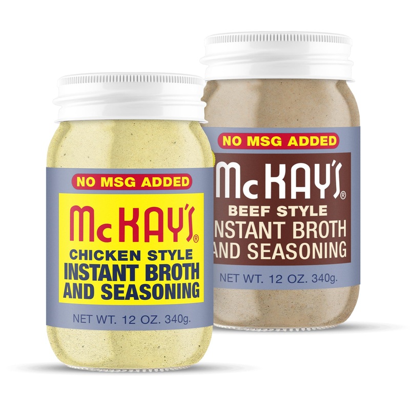 Mckay'S Chicken And Beef Flavored Soup Seasoning, Gluten Free, Vegetarian Instant Broth, Bullion Powdered Seasoning, Good On Mea