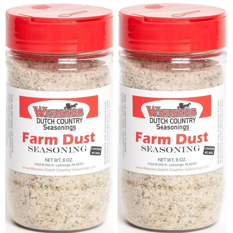 (Pack Of 2) Weavers Dutch Country Farm Dust Seasoning (8Oz Bottles)
